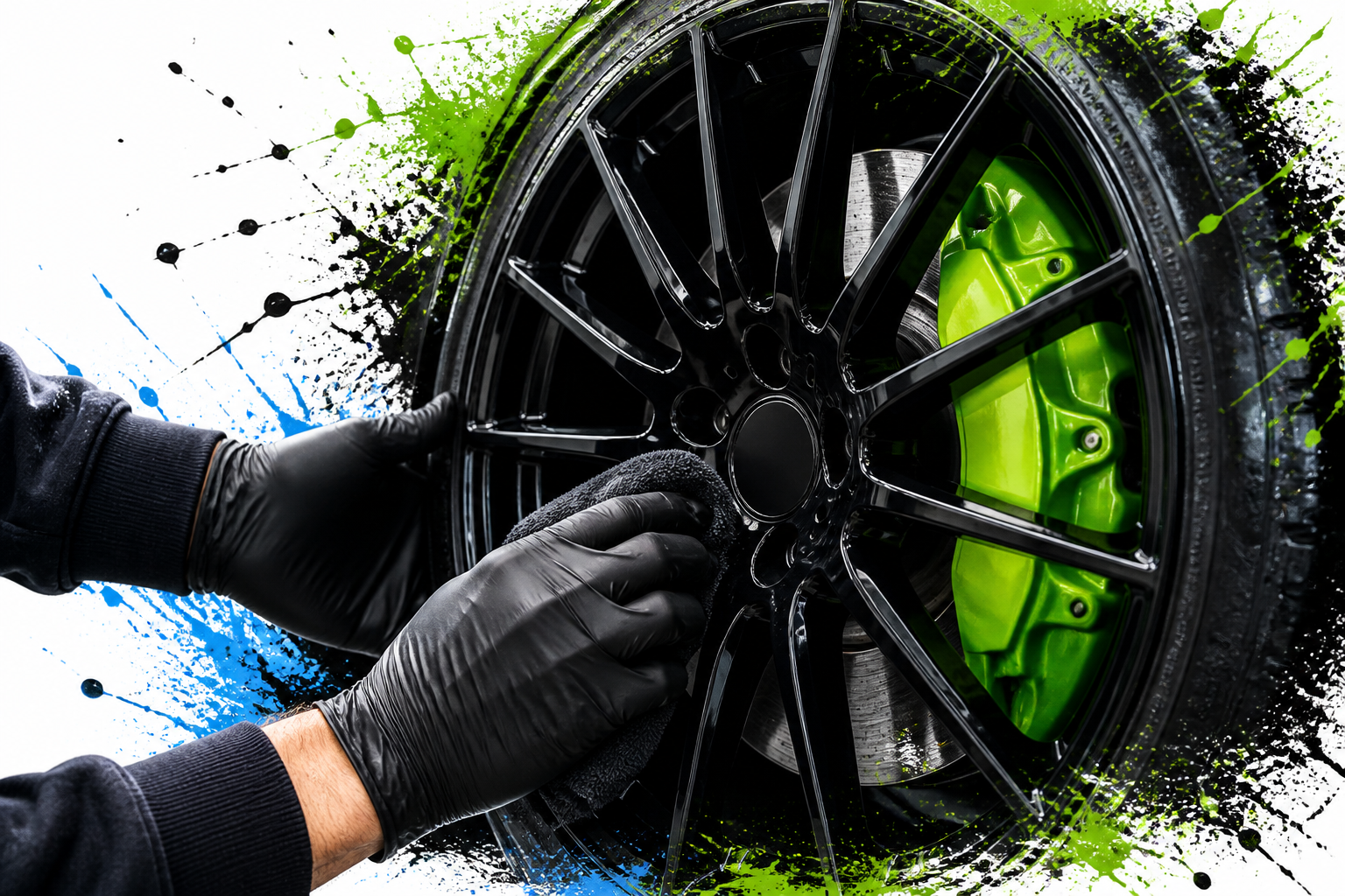 Wheel & caliper service at The LAB Atlanta
